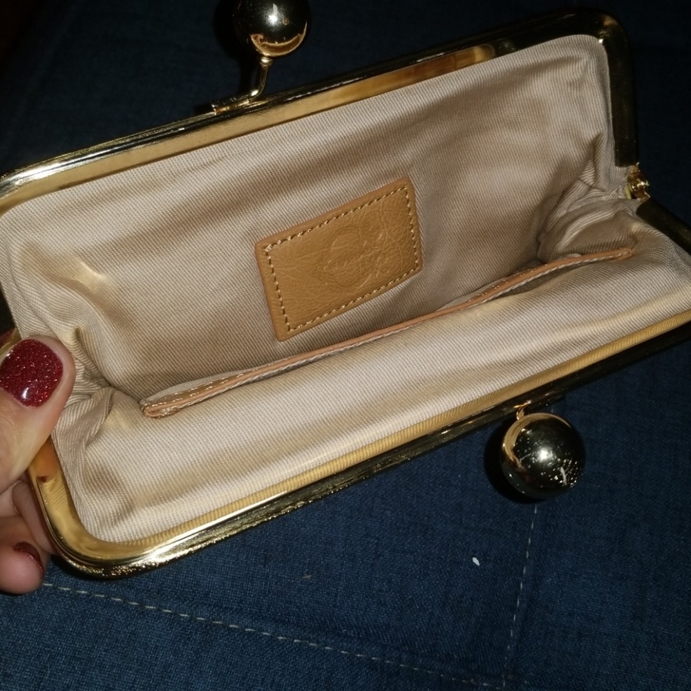 C wonder mini clutch yellow and white